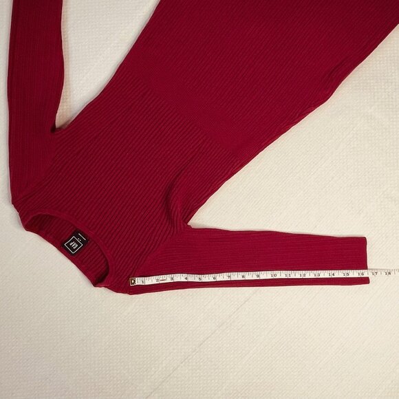 GAP Ribbed Knit Sweater Dress – Red – Size Small - Picture 4 of 5